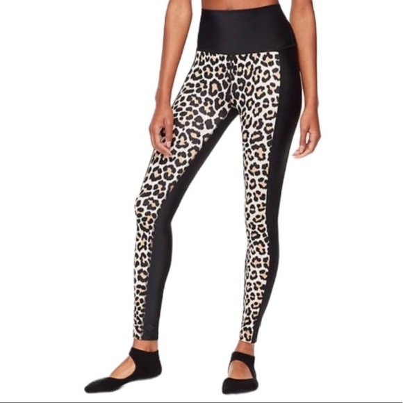 Kate Spade x Beyond Yoga Leopard Full Length Leggings Small - Picture 2 of 9